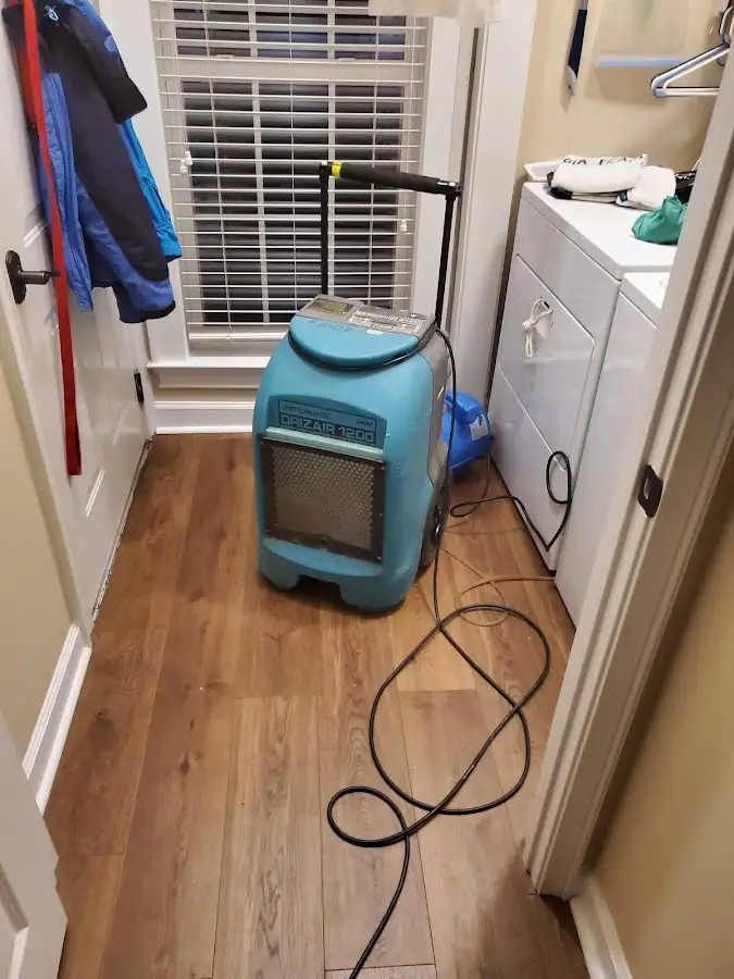 Commercial dehumidifier deployed for Flood Damage Cleanup in Winter Haven